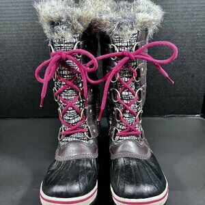 Sorel Tofino NL2388-231 Faux Fur Winter Boots Size 7
